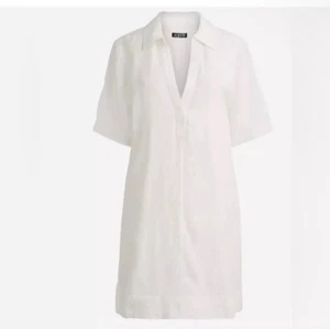 J. Mini Vestido Crew Bungalow Popover Lino Cuello en V Talla XXS, NUEVO CON ETIQUETAS NUEVO CON ETIQUETAS, #BY799 - Imagen 1 de 12