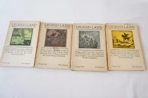 Libro encuadernado guía de viaje ferroviario Legend Land GWR 1922 volumen 1 2 3 y 4 - Imagen 1 de 10