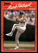 1990 Donruss Baseball Card Mark Portugal Houston Astros #542