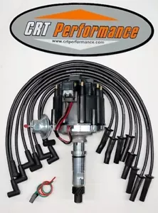 BUICK NAILHEAD 1953-1966 322.364.400.401.425 DISTRIBUIDOR HEI NEGRO + CABLES EE. UU. - Imagen 1 de 2