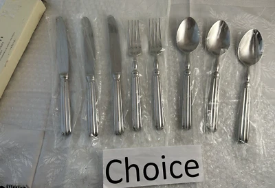 Pottery Barn Toulouse unused  "Choice " 18/10 glossy Stainless Portugal - Image 1 of 4
