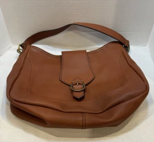 Cute a.n.a. Faux Leather Shoulder Hobo Bag Purse Butterscotch Brown - Picture 1 of 19
