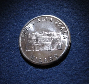 GIUSEPPE VERDI E LA SCALA DI MILANO- Moneta Commemorativa Münze Memorial Coin - Imagen 1 de 2