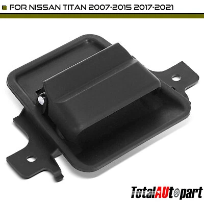 Manija de puerta interior negra para conductor trasero izquierdo Nissan TITAN 2007-2015 2017-2021 Foto 1 de 4