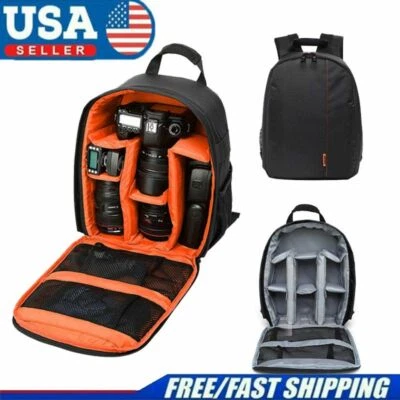 Mochila para cámara Bolsas de hombro Estuche para Canon Nikon Sony DSLR Digital Impermeable Foto 1 de 4