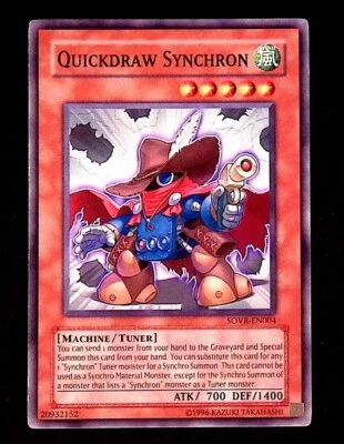 Quickdraw Synchron YuGiOh Stardust Overdrive Machine Common - Image 1 of 2