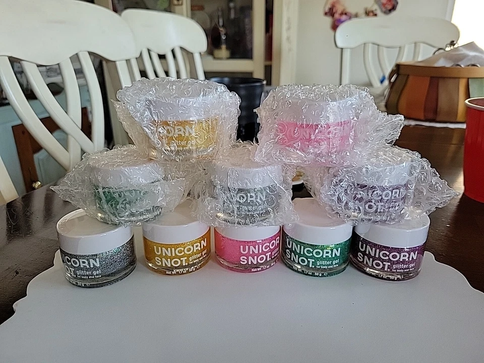 Fctry Unicorn Snot Glitter GEL for Face Body and Hair 45ml Blue 20748