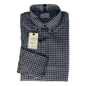LUCKY BRAND Men's Long Sleeve Shirt Slim Fit Cool-Max - Picture 1 of 2