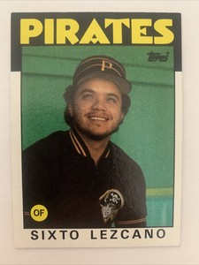 1986 Topps #278 Sixto Lezcano-PIRATES