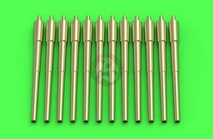 Master 1/700 30.5cm/50 (12") SK L/50 German Naval Gun Barrels (12pcs) SM-700-053 - Picture 1 of 1