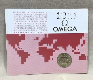 Folleto certificado garantía OMEGA BLANK Seamaster Constellation Speedmaster / - Imagen 1 de 9