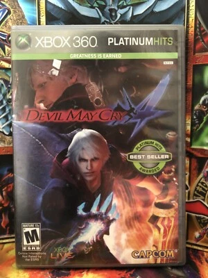 Devil May Cry 4 [Platinum Hits](Microsoft Xbox 360, 2008) CIB w/ Manual TESTED - Image 1 of 4