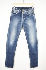 REPLAY RBJ.901 MA901 Jeans Men W28/L32 Slim Fit Fade Effect Button Fly