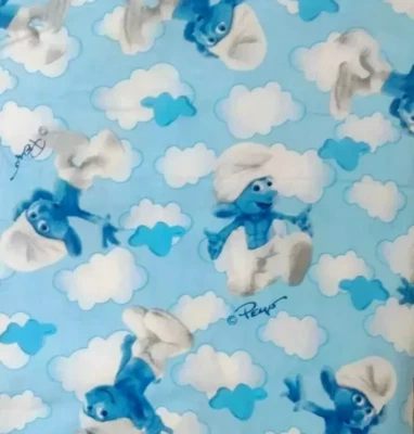 Pitufina Pitufos Divertida Tela Personaje Pieza 10 por 10 Azul 1 pieza Foto 1 de 2