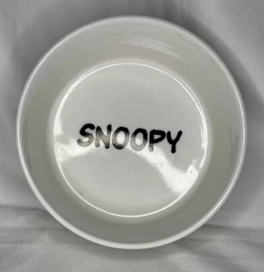 Gibson Snoopy Dog Pet Dish 5 In Water Ceramic Food Bowl Suppertime - Picture 1 of 4