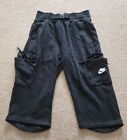 New With Tags Girls Black Nike 3 4 Jogging Bottoms Age 10 12 Years