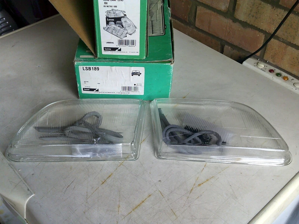 NEU LUCAS AUSTIN METRO 1990 LH & RH STIRNLAMPE BRILLE LSB189 LSB188 1399381 - Bild 1 von 1