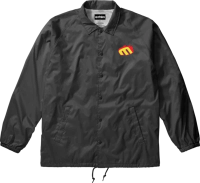 Chaqueta negra Etnies Santa Cruz Flame Coaches para hombre Foto 1 de 2