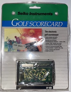 Seiko Instruments Golf Electronic Scorekeeper Scorecard 4 Players DF-600 New! - Picture 1 of 4