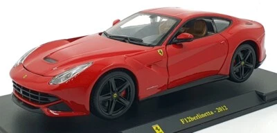 Burago 1/24 Scale Diecast 191223H - 2012 Ferrari F12 Berlinetta - Red - Image 1 of 4