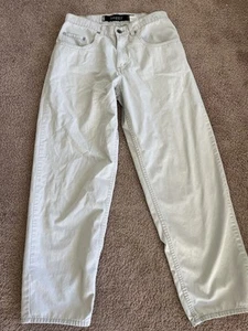 Levis Silvertab Baggy Khakis Chinos 90s Y2K Mens 30x32 Pants Skate Wide Beige - Picture 1 of 8