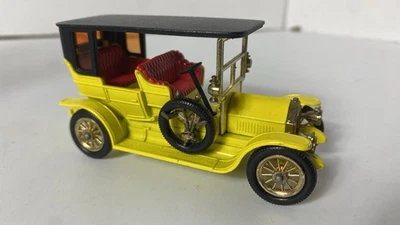 Vintage Lesney Matchbox Y-5 Modelos de Antaño Amarillo 1907 Peugeot Die Cast... Foto 1 de 4