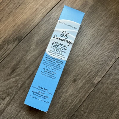 New in Box Bumble Bb. Sunday Purifying Clay Wash Deep Clean Lactic 5oz/150ml - Image 1 of 4