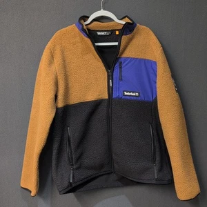 Men’s Timberland Outdoor Archive High Pile Sherpa Fleece Jacket size Large - Picture 1 of 7