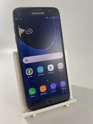 Samsung Galaxy S7 Edge Black Unlocked 32GB 5.5" 12MP Android Smartphone #C09 - Image 1 of 4
