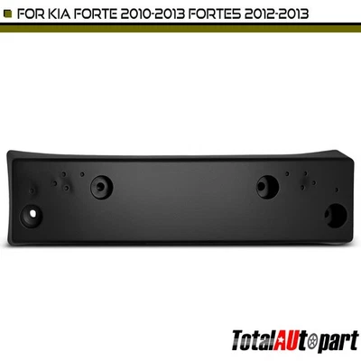 黑色车牌支架适用于起亚 Forte 2010 - 2013 Forte5 2012 - 2013 前侧 — 第 1/4 张图片