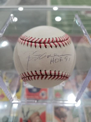 Autographed Rod Carew "HOF 91" Rawlings OML Baseball Signed Auto Minnesota Twins - Image 1 of 4
