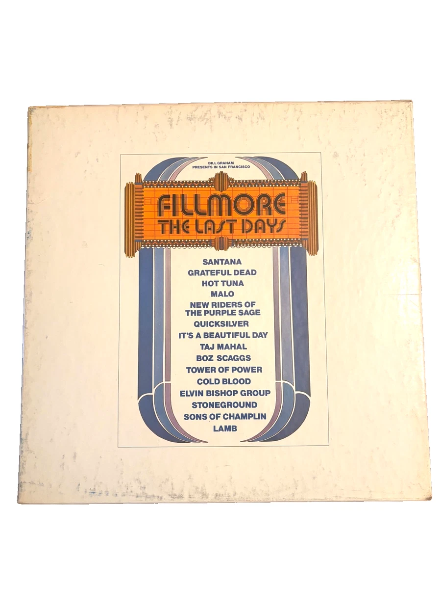 【稀少】FILLMORE フィルモア最後の日 3枚組 LP カナダ盤 1972 稀少】FILLMORE フィルモア最後の日 3枚組 LP カナダ盤 1972