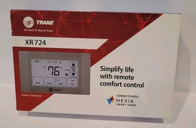 Trane XR724 Thermostat Programmable Wi-Fi TCONT724AS42DAA - Image 1 of 4