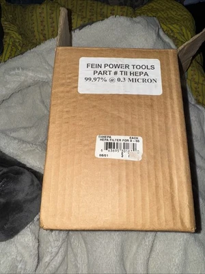 Filtro Tihepa Hepa para herramienta eléctrica 9-55 Fein parte # TII Hepa Foto 1 de 4