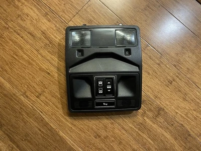 10-19 Jaguar XJ Black Overhead Roof Center Console Map Dome Lamps Light OEM - Image 1 of 4