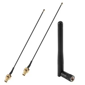 2PCS / Lot 2,4 GHz 3DBi WiFi 2,4 G Antenne Antenne RP-SMA--Router + PCI U.F1553 - Bild 1 von 7