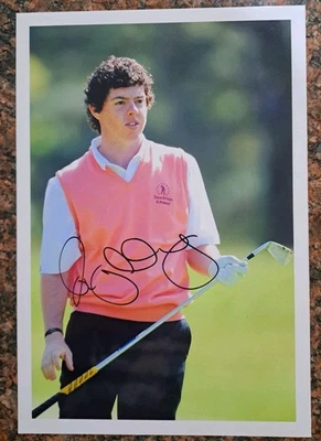 Фотография с автографом Рори Макилроя 8x12 - Изображение 1 из 3