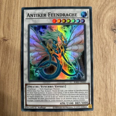 YuGiOh Antiker Feendrache (V.1) RA01-DE030 Super Rare NM 1st - Bild 1 von 2