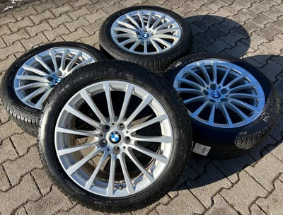 4 ORIGINAL 18" ALU WINTERRÄDER BMW 5ER REIHE G30 G31 STYLING 632 2017 FREIHAUS - Bild 1 von 4