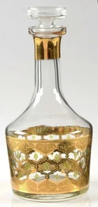 Culver Valencia Karaffe mit Goldband Hals Vintage Barware - Bild 1 von 1