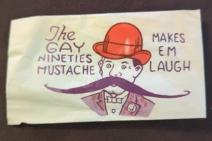 Rare Vintage The Gay Nineties Mustache Novelty Disguise Made in Japan - Picture 1 of 2
