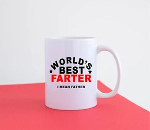Funny Mug Coffee Tea Cup Gift Idea Worlds Best Farter M002 - Picture 1 of 2