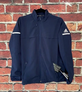 Adidas Jacket Youth Rink Hockey Breathable Mesh Panels NWT Navy Blue Size Large - Picture 1 of 12