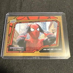 #1 Spider-Man's Name Is Peter Parker 2023 Upper Deck Spider-Man No Way Home - Bild 1 von 2