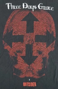 Three Days Grace Outsider Shirt Mens Small Black 2019 Concert Tour Tee Adult A30 - Picture 1 of 6