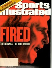2000 9/18 Sports Illustrated magazine basketball Bobby Knight Indiana Hoosiers