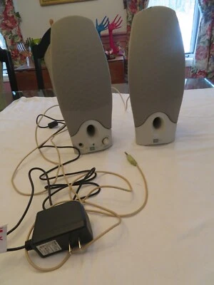 JBL Pro 387767-001 Compaq Amplified Computer Speakers Pair With Power Adapter - Image 1 of 4