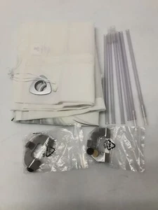 Joyswahl Raffrollo Voile Raffgardinen mit Haken Zoe Ösenraffrollo BxH 80x140cm - Bild 1 von 6