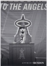 2020 Topps On Demand Black & White Base #26 Anthony Rendon Angels