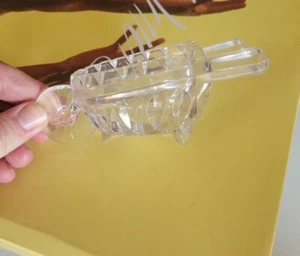 Vintage Mikasa Crystal Garden Gifts Wheelbarrow Condiment Dish Lead Germany - Picture 1 of 3
